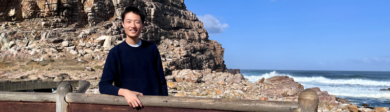 Portrait of me from the Cape of Good Hope, South Africa